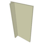Panneau de finition ENHET L40H75cm - Lemongrass