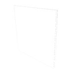 Façade de tiroir FAKTUM L50Hx57cm - White Alaska