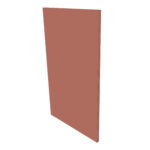 Façade FAKTUM L60Hx92cm - Canyon Red