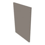 Façade de lave-vaisselle DELINIA L45H77cm - Summerain Grey