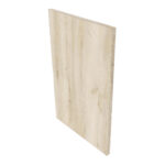 Façade de lave-vaisselle DELINIA L45H77cm - Rustic Chestnut White