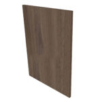 Façade de lave-vaisselle DELINIA L60H77cm - Calm Walnut Brown